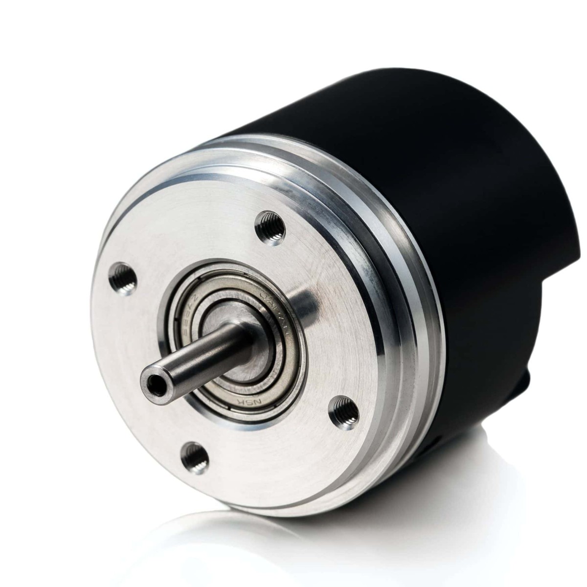 High-precision industrial gear motor with durable metal construction.