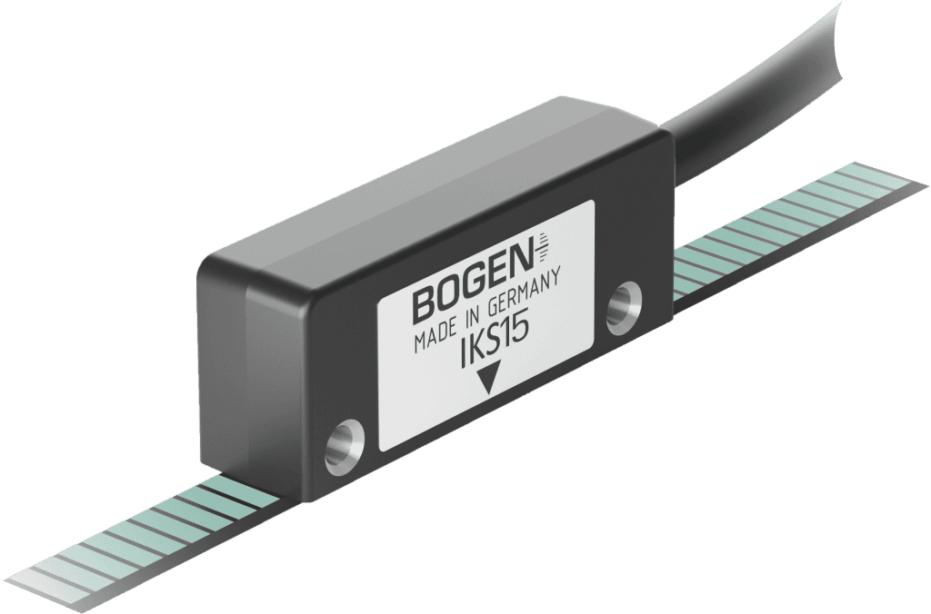 High-precision IKS15 incremental magnetic sensing head for industrial applications.