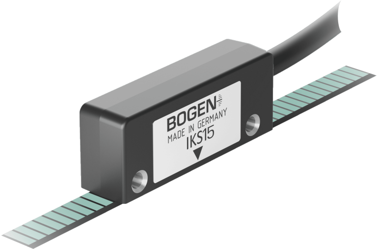 High-precision IKS15 incremental magnetic sensing head for industrial applications.