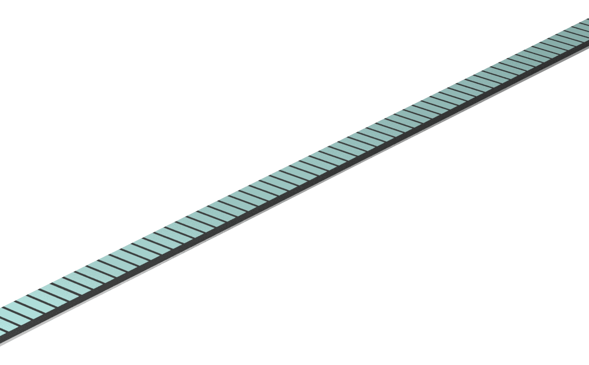 Close-up of a solar panel array capturing sunlight for renewable energy.