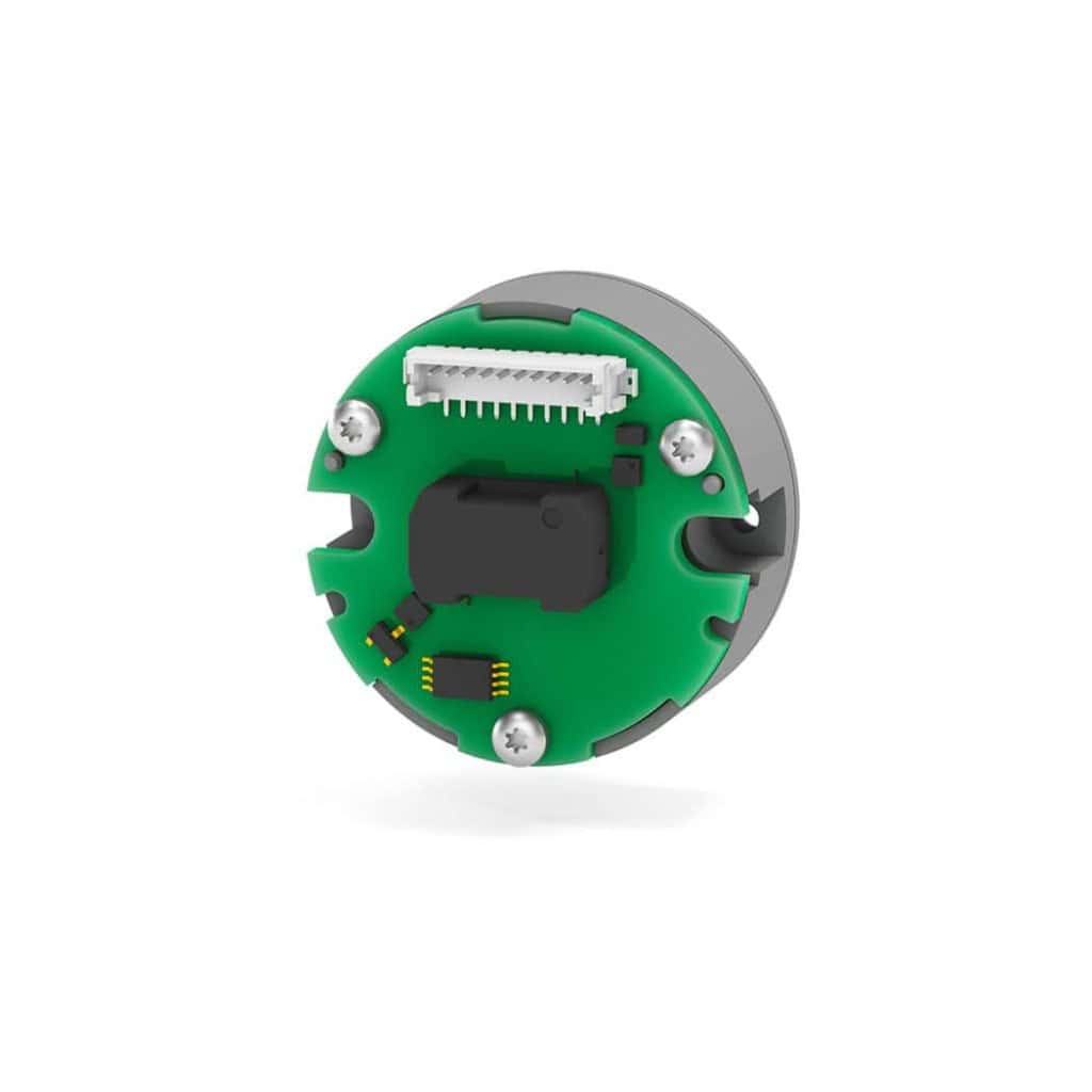 High-precision AMM33 bearingless encoder for industrial automation.