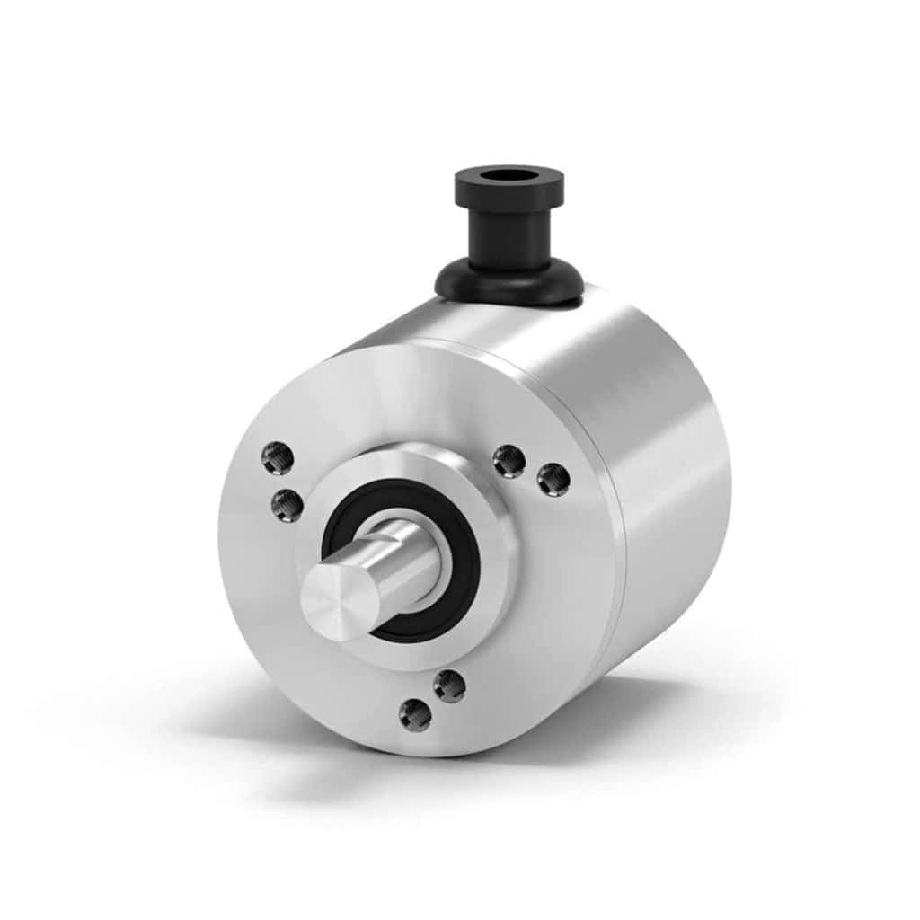 Industrial precision motor with compact design and high torque output.