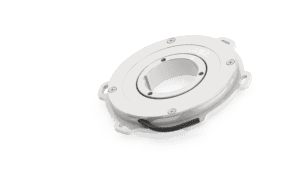 Close-up of a Statum Motion product component for industrial motion control.