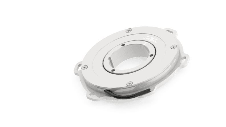 Close-up of a Statum Motion product component for industrial motion control.