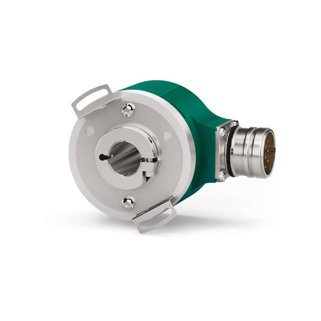 High-precision EHCT59 absolute multiturn encoder for industrial automation.