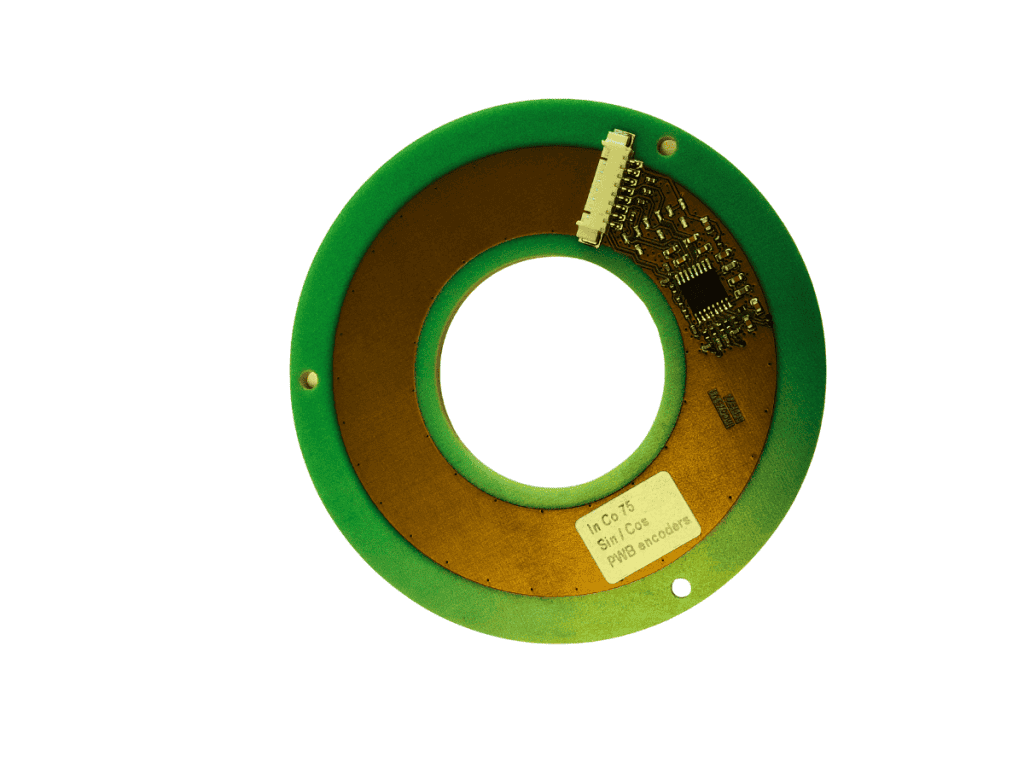 Inductive analog kit encoder for precise signal transmission in electronic systems.