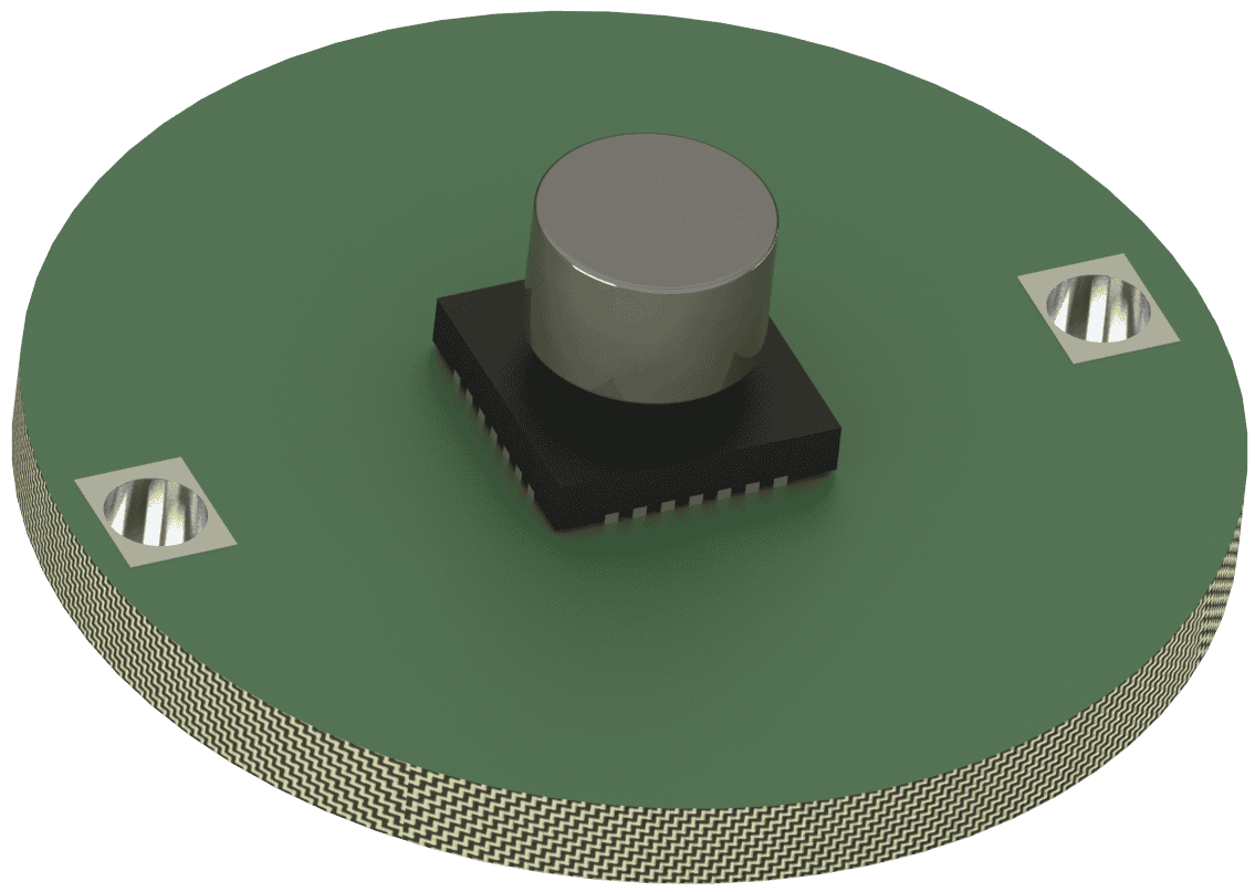 Compact sensor module for industrial applications.